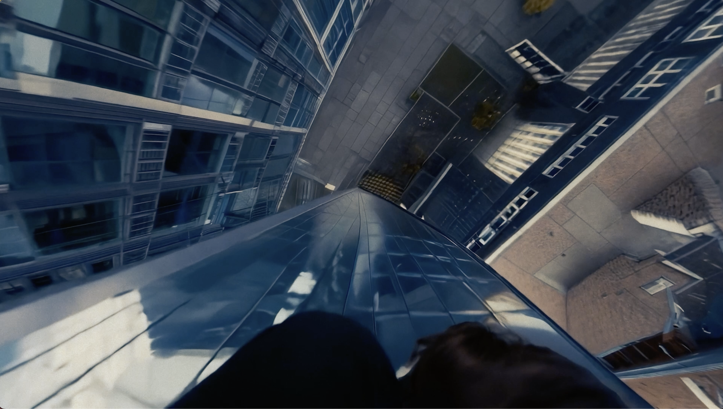 Still from the AI video installation The Institute.